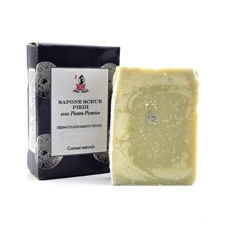 Sapone Scrub Piedi con Pietra Pomice